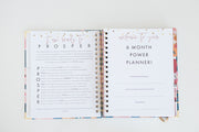 Undated Daily Planner: Marble