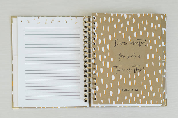 Undated Daily Planner: Speckle