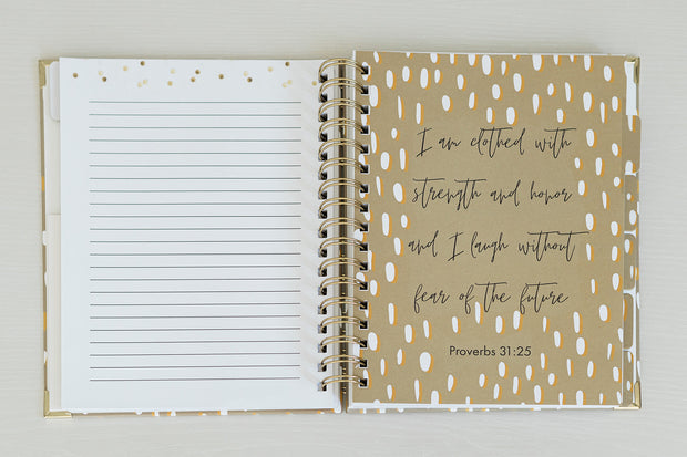 Undated Daily Planner: Speckle