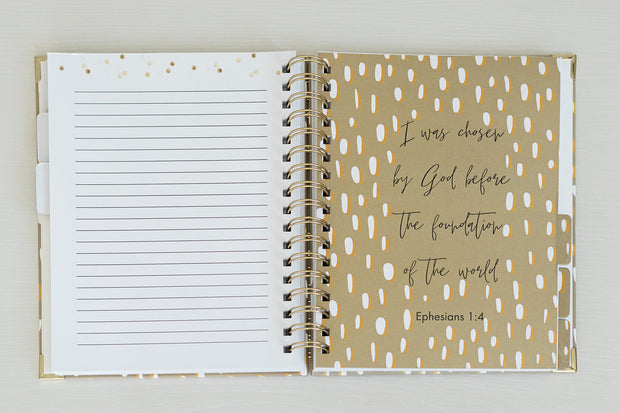 Undated Daily Planner: Speckle