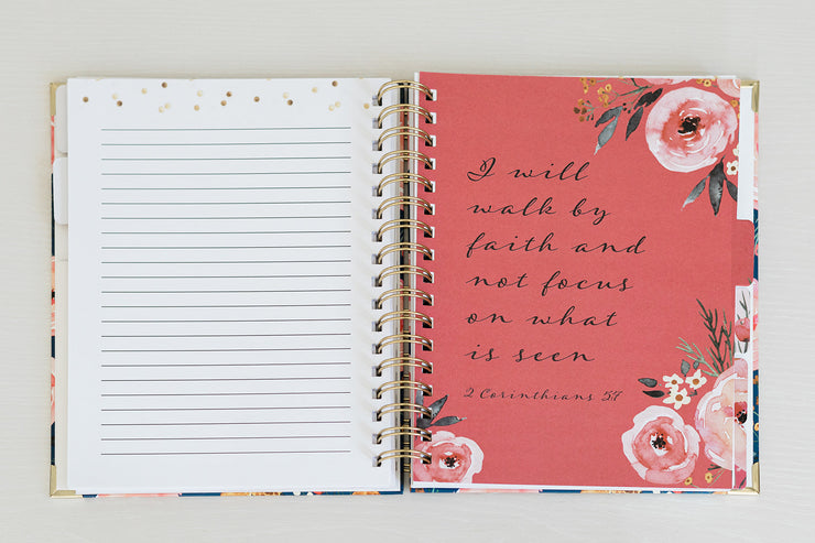 12 Month Undated Faith Budget Planner (Spiral Bound) – Faith Meets Goals