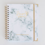 Undated Daily Planner: Marble