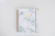 Undated Daily Planner: Marble