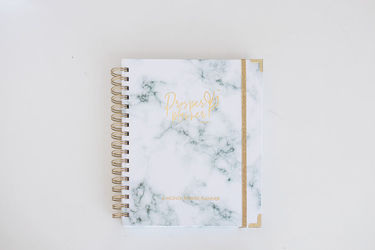 Undated Daily Planner: Marble