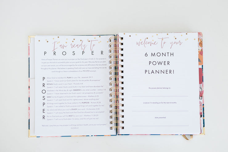 Undated Daily Planner: Blooms