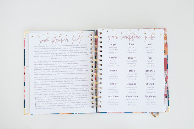 Undated Daily Planner: Marble