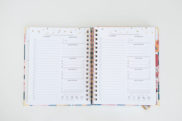 Undated Daily Planner: Speckle